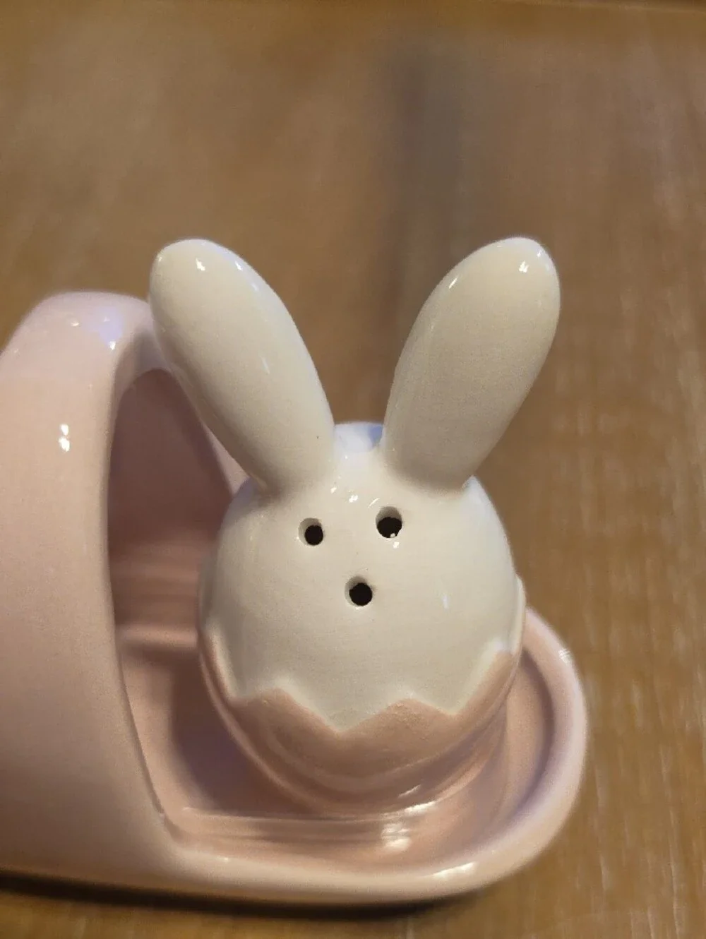 Small Pets Pink Bunny Salt and Pepper Shaker Set
